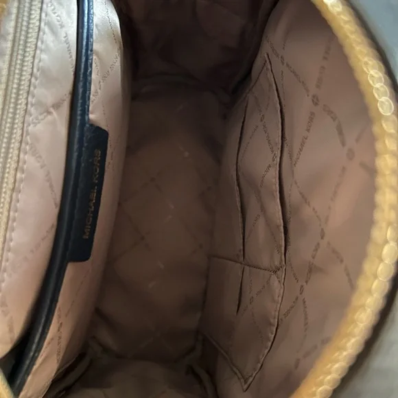 Michael Kors Abbey Leather Backpack - Picture 5 of 6